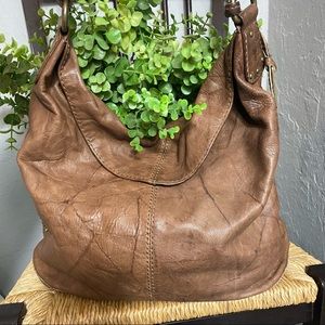 Frye Saddle Dakota Leather Campus Hobo Bag